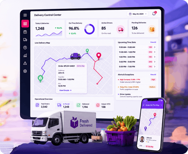 Grocery Delivery Software Banner